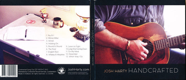 Josh Harty : Handcrafted (CD, Album)