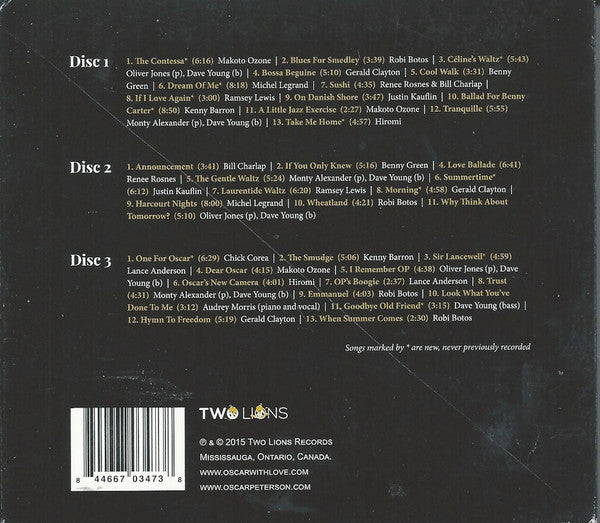 Various : Oscar, With Love (3xCD, Album)