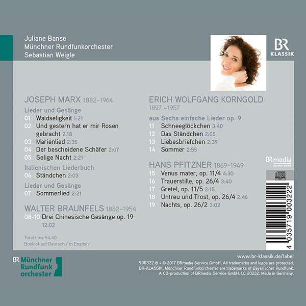 Juliane Banse, Münchner Rundfunkorchester, Sebastian Weigle : Im Arm Der Liebe - Love's Embrace (CD, Album)