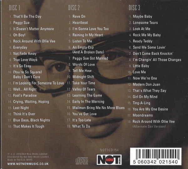 Buddy Holly : The Very Best Of Buddy Holly And the Crickets (3xCD, Comp, RM)