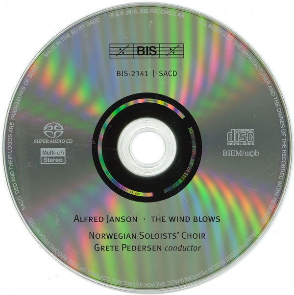 Alfred Janson - Det Norske Solistkor, Ensemble Allegria, Grete Pedersen : The Wind Blows – Music For Choir (SACD, Hybrid, Multichannel, Album)