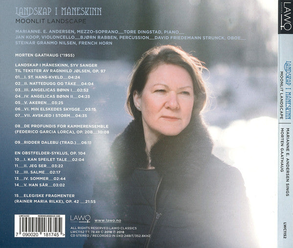 Marianne E. Andersen Sings Morten Gaathaug : Landskap I Måneskinn (CD, Album)