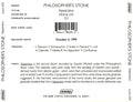 Philosopher's Stone : Apparatus (CD, Advance, Album, Promo)