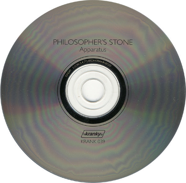 Philosopher's Stone : Apparatus (CD, Advance, Album, Promo)