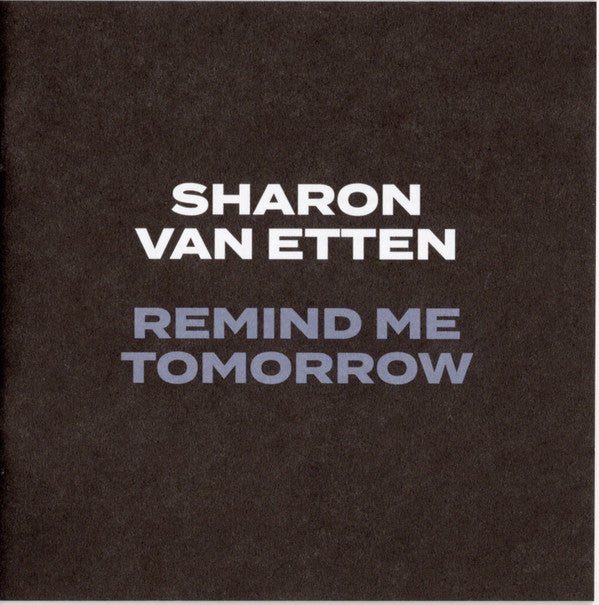 Sharon Van Etten : Remind Me Tomorrow (CD, Album)
