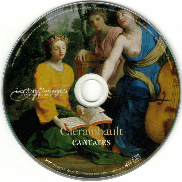 Louis-Nicolas Clérambault – Les Arts Florissants, William Christie : Cantates (CD, Album, RE)