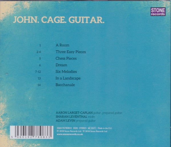 John Cage, Aaron Larget-Caplan : John.Cage.Guitar. (CD, Album)