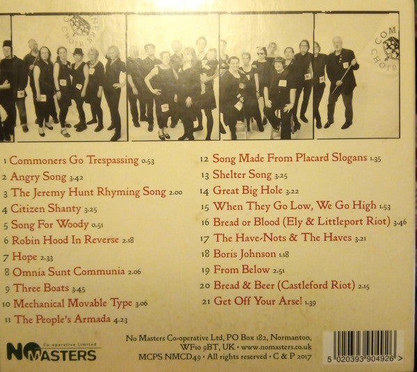 Commoners Choir : Commoners Choir (CD)