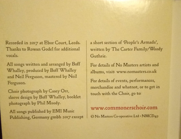 Commoners Choir : Commoners Choir (CD)