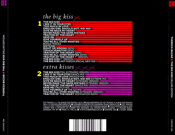 Thereza Bazar : The Big Kiss (CD, Album, RE + CD, Comp + Dlx, RM)