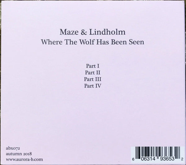 Maze & Lindholm : Where The Wolf Has Been Seen (CD, Album, Ltd)