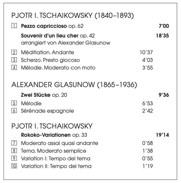 Pyotr Ilyich Tchaikovsky, Alexander Glazunov, Nikolai Rimsky-Korsakov, Daniel Müller-Schott, Aziz Shokhakimov, Deutsches Symphonie-Orchester Berlin : Trip To Russia (CD, Album)