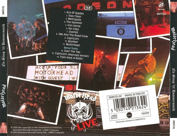 Motörhead : No Sleep 'Til Hammersmith (CD, Album, RE)