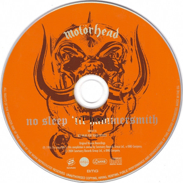 Motörhead : No Sleep 'Til Hammersmith (CD, Album, RE)