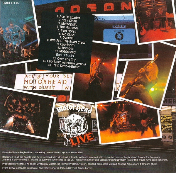 Motörhead : No Sleep 'Til Hammersmith (CD, Album, RE)