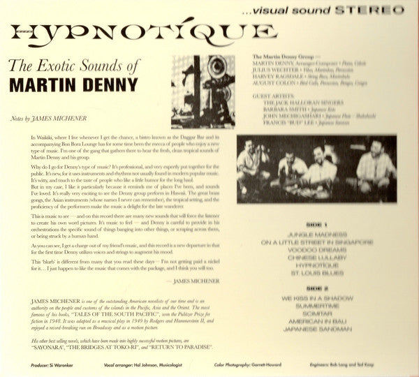 Martin Denny : Hypnotique / The Enchanted Sea (CD, Comp, Ltd, RM)