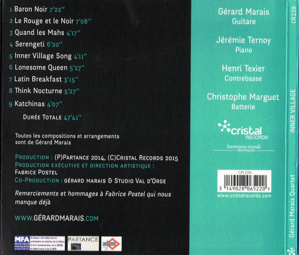 Gérard Marais Quartet : Inner Village (CD, Album)