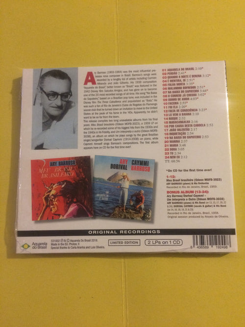 Ary Barroso : Meu Brasil Brasileiro + Um Interpreta O Outro (CD, Comp, Ltd)
