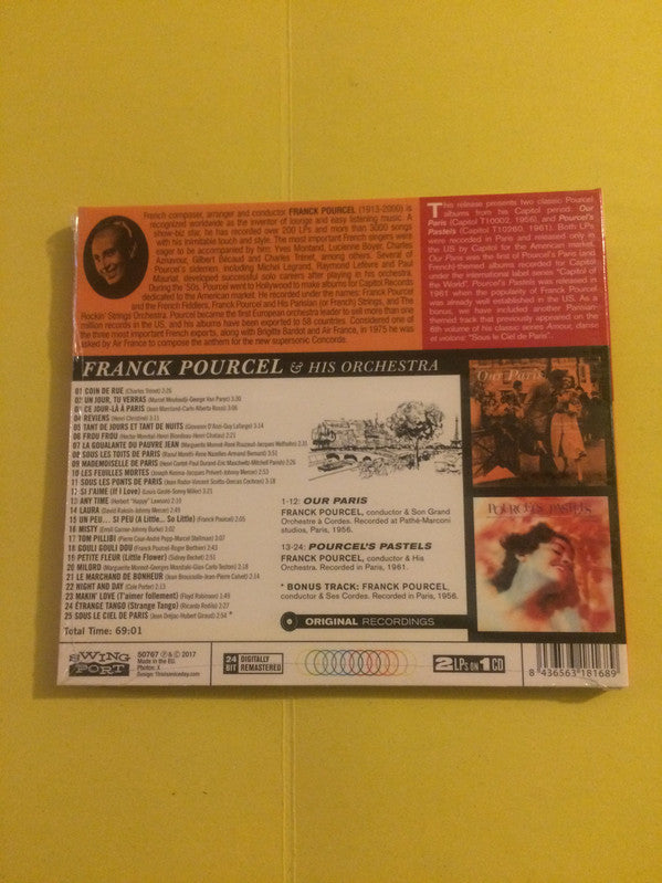 Franck Pourcel Et Son Grand Orchestre : Our Paris + Pourcel's Pastels (CD, Comp, Ltd, RM)
