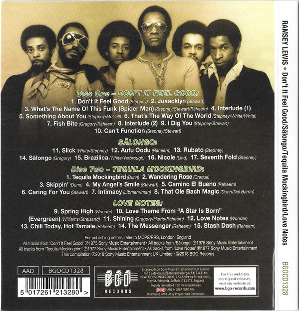 Ramsey Lewis : Don't It Feel Good / Salonga / Tequila Mockingbird / Love Notes (2xCD, Comp, RM)