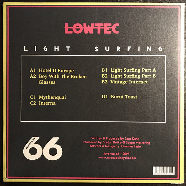 Lowtec : Light Surfing (2x12", Album)