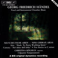 Georg Friedrich Händel, Christina Högman, I Quattro Temperamenti : Neun Deutsche Arien = Nine German Arias (CD)