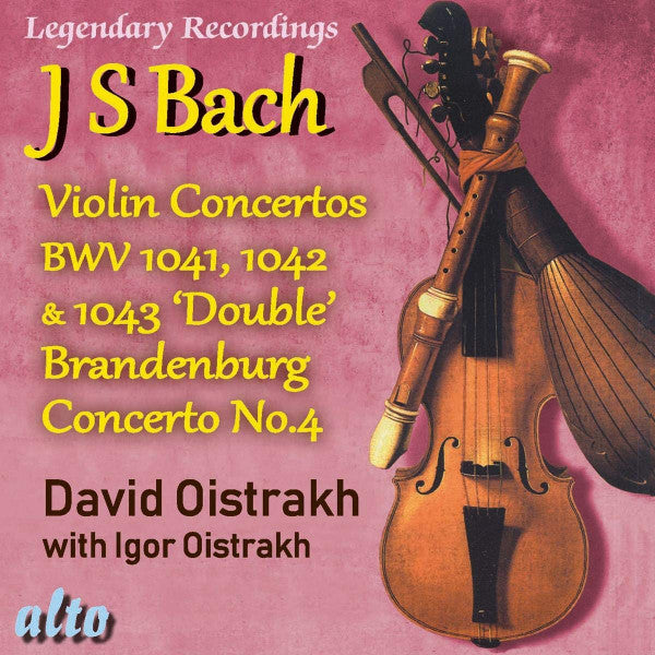 Johann Sebastian Bach J.S. Bach David Oistrach With Igor Oistrach : Violin Concertos (CD, Album, Comp, RM)