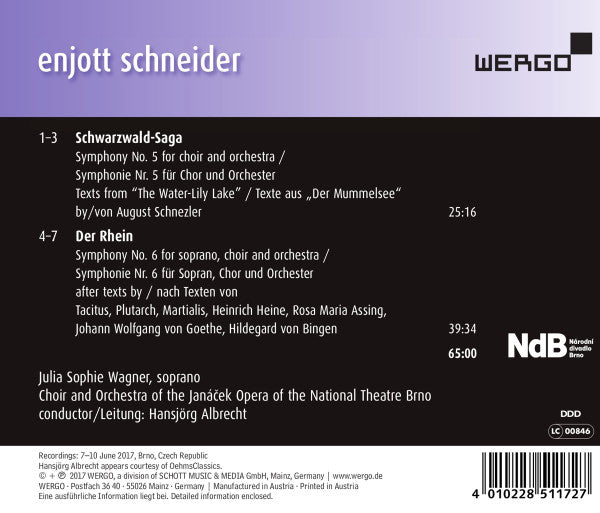 Enjott Schneider : Mystic Landscapes (CD)