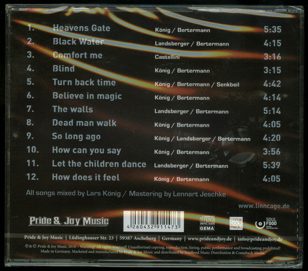 Lioncage : Turn Back Time (CD, Album)