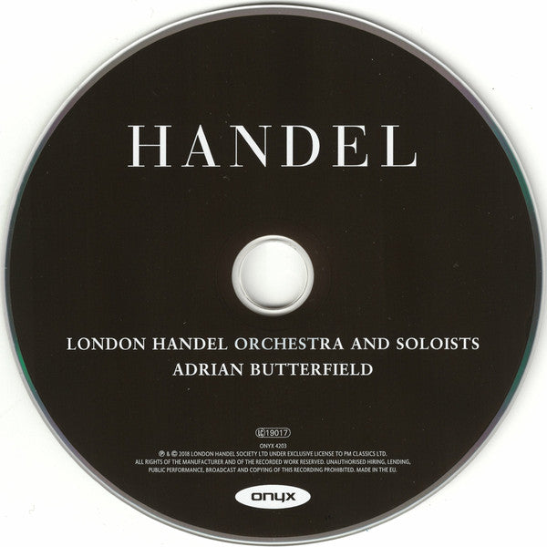 Georg Friedrich Händel – London Handel Orchestra And Soloists, Adrian Butterfield : Chandos Te Deum | Chandos Anthem No. 8 (CD, Album)