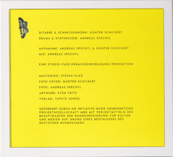 Günter Schickert : Nachtfalter (CD, Album)