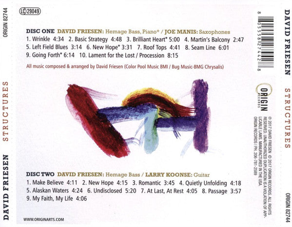 David Friesen : Structures (2xCD, Album)