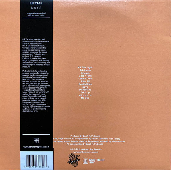 Lip Talk : D A Y S (LP)