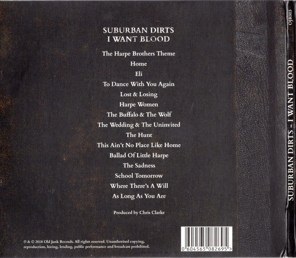 Suburban Dirts : I Want Blood (CD, Album)