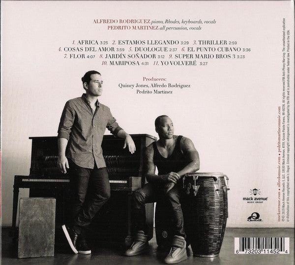 Alfredo Rodríguez (2), Pedrito Martinez : Duologue (CD, Album)