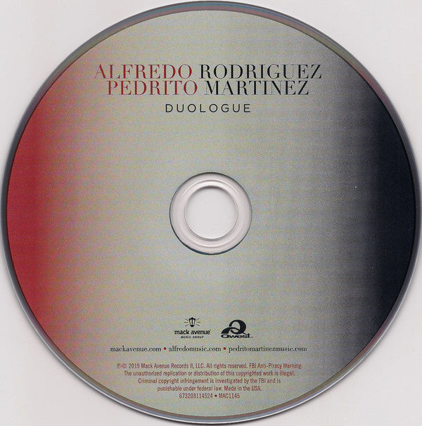 Alfredo Rodríguez (2), Pedrito Martinez : Duologue (CD, Album)