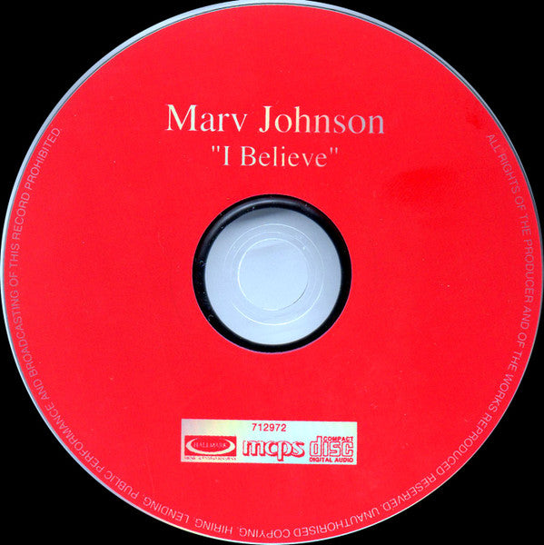 Marv Johnson : I Believe (CD, Album, RE)