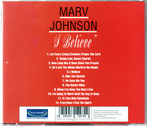Marv Johnson : I Believe (CD, Album, RE)