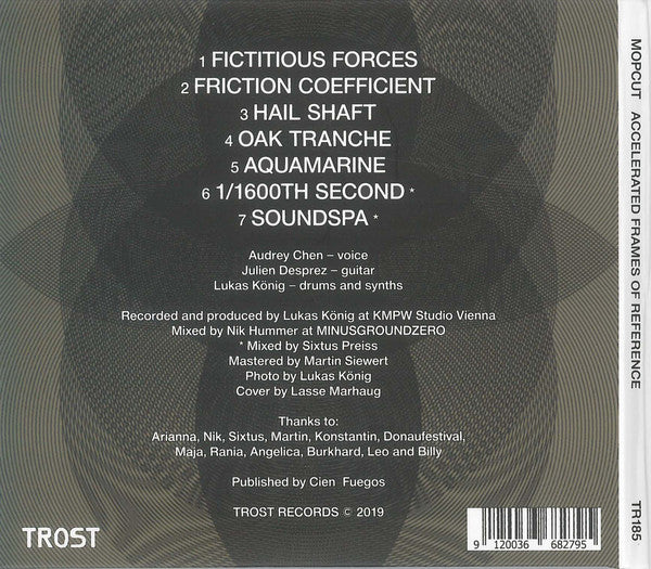MOPCUT : Accelerated Frames Of Reference (CD, Album)