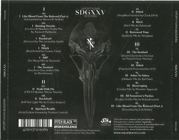 Apoptygma Berzerk : SDGXXV (CD, Album)
