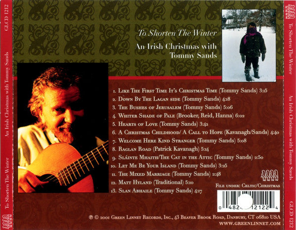 Tommy Sands (2) : To Shorten The Winter - An Irish Christmas With Tommy Sands (CD, Album)