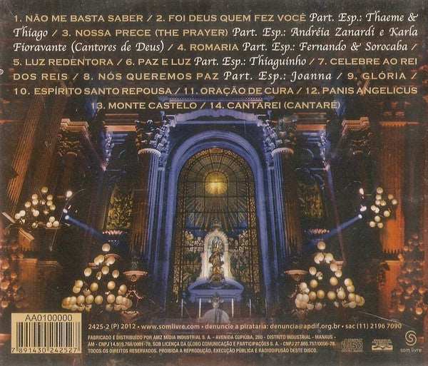 Reginaldo Manzotti : Paz E Luz (CD, Album)