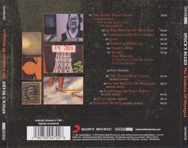 Spock's Beard : The Kindness Of Strangers (CD, Album, RE, RM)