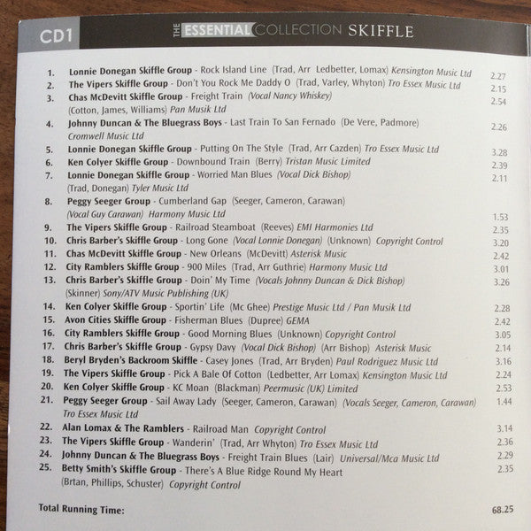 Various : Skiffle: The Essential Collection (2xCD, Album, Comp)