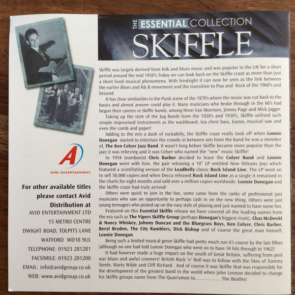 Various : Skiffle: The Essential Collection (2xCD, Album, Comp)