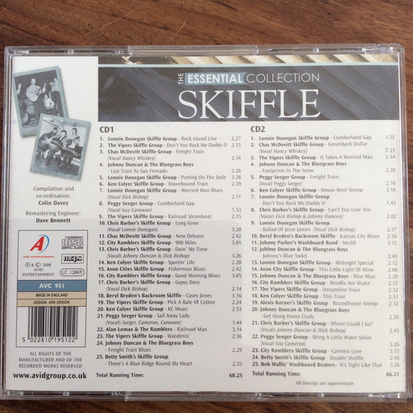 Various : Skiffle: The Essential Collection (2xCD, Album, Comp)