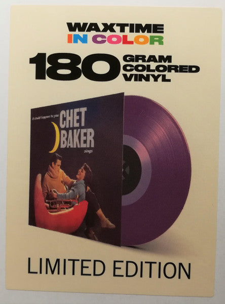 Chet Baker : It Could Happen To You (LP, Album, Ltd, RE, Pur)