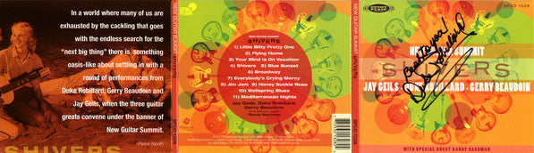 New Guitar Summit : J. Geils, Gerry Beaudoin, Duke Robillard : Shivers (CD, Album)