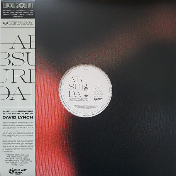 Metavari : Absurda-Music Reimagined In The Short Films Of David Lynch (LP, Album, RSD, Ltd, Cle)
