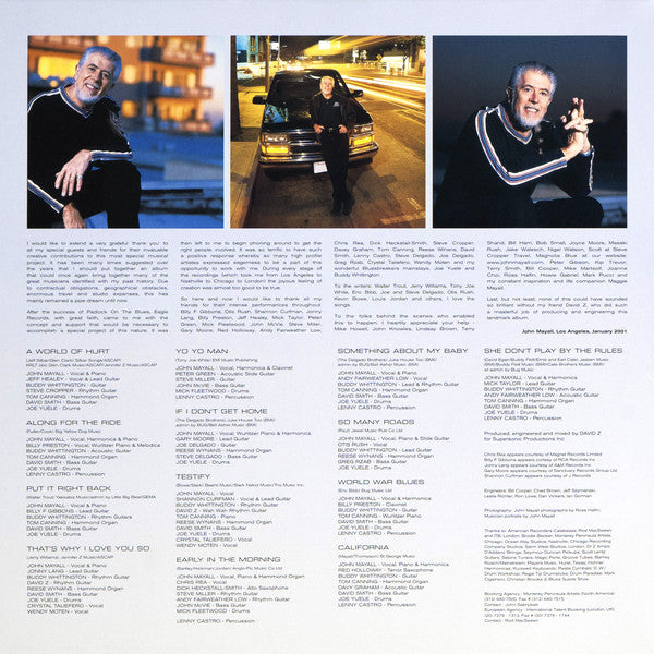John Mayall & Friends : Along For The Ride (2xLP, Album, Ltd, RE)